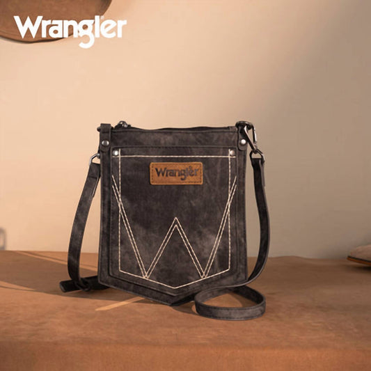 Wrangler - W Stitch Water Repellent Denim Pocket Crossbody Bag