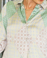 Illa Illa - Printed satin blouse