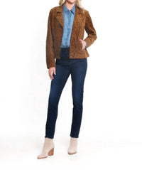 Doe And Rae - Leopard Moto Jacket