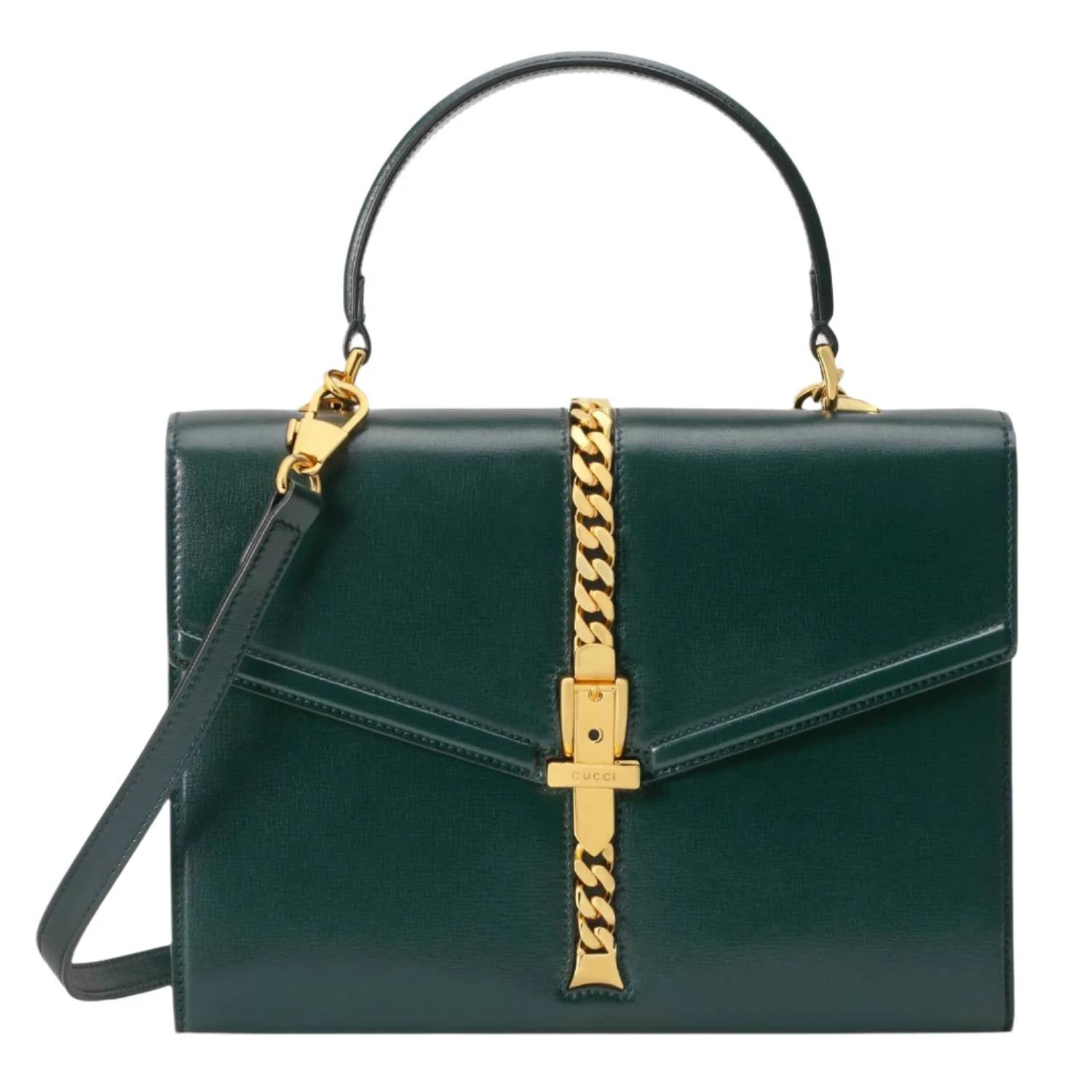 Gucci - Women's Sylvie 1969 Small Top Handle Bag