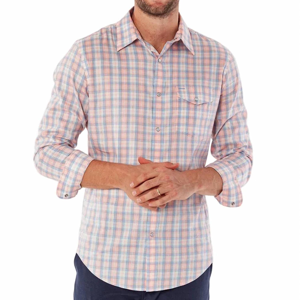 Criquet - Performance Pearl Snap Long Sleeve Shirt