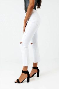 Flying Monkey - Gerry High Waist Distressed Skinny Jeans