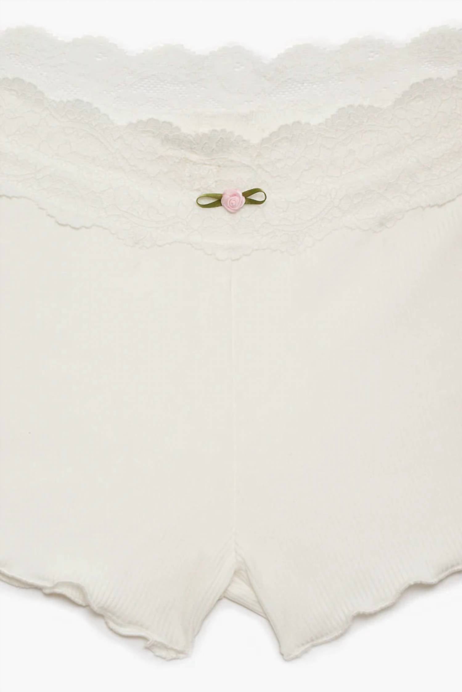 For Love & Lemons - Eisley Ribbed Knit Short