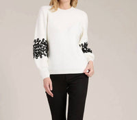 Tyler Boe - Soutache Trim Sleeve Sweater