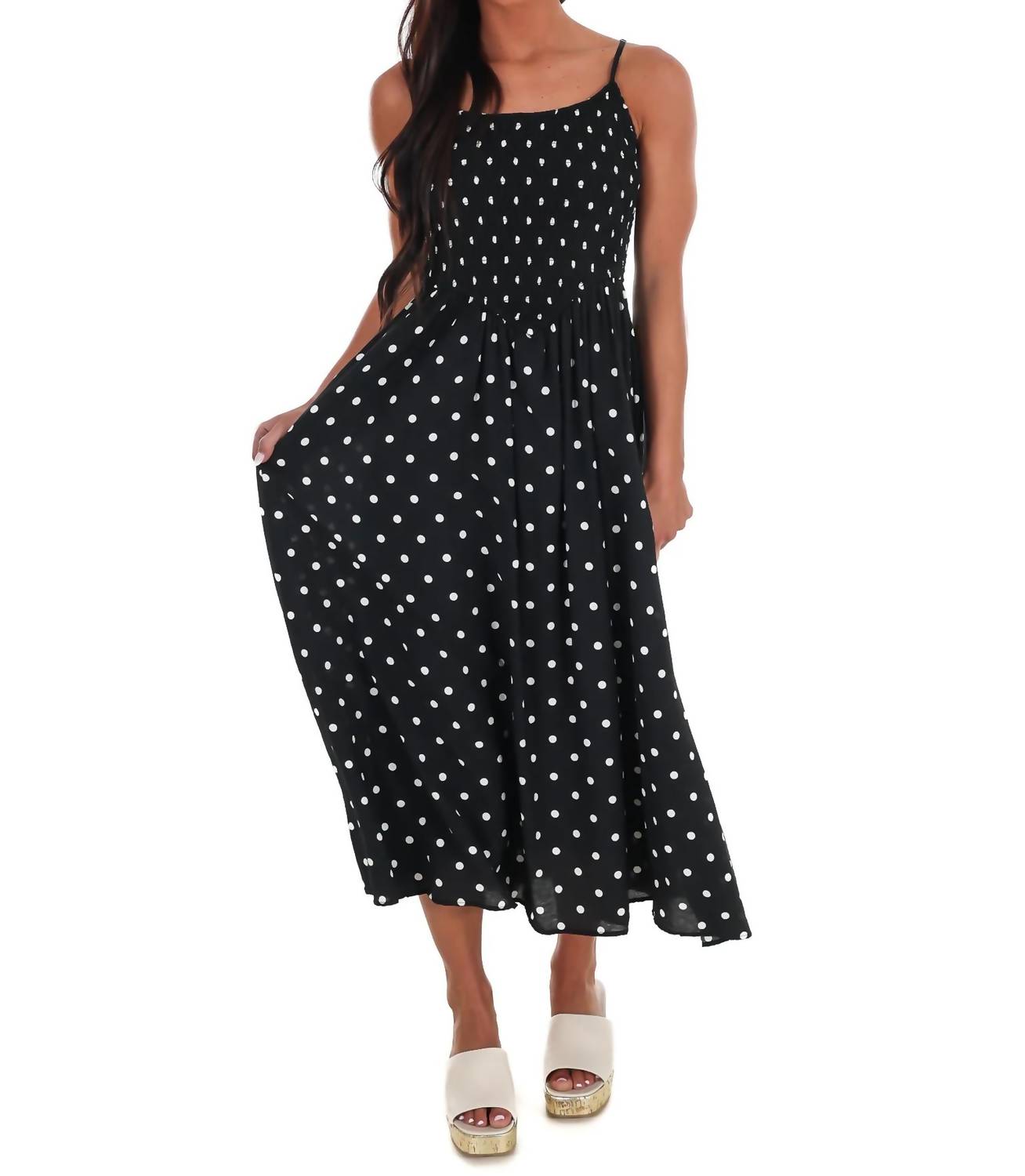 Blu Pepper - Women's Dottie Darling Midi Dress
