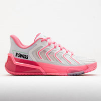 K-Swiss Women's Ultrashot 4 Tennis Shoe in white neon pastel pink hot neon pink - women's shoe