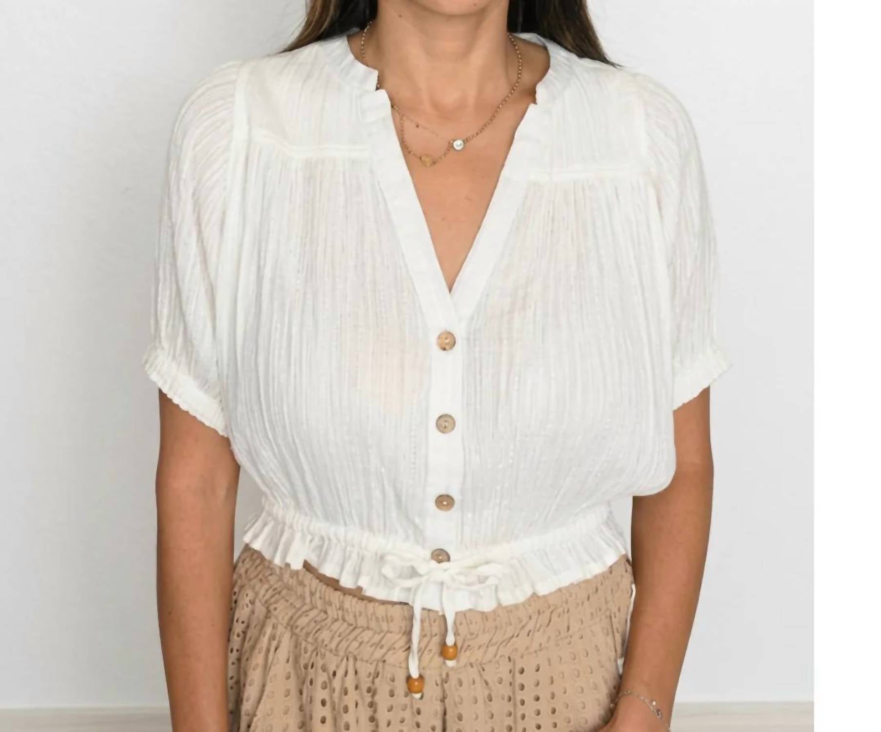 Vintage Havana - Kali Woven Top