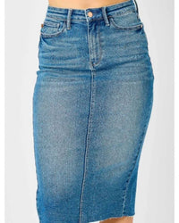 Judy Blue - Classic Midi Skirt