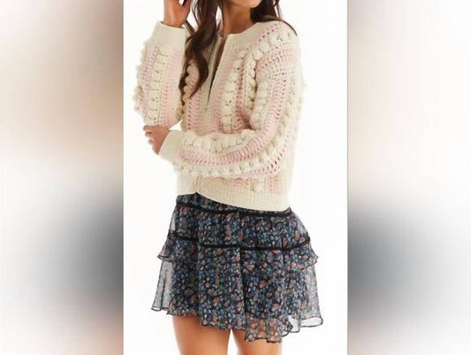 Allison New York - Crochet Bomber Jacket