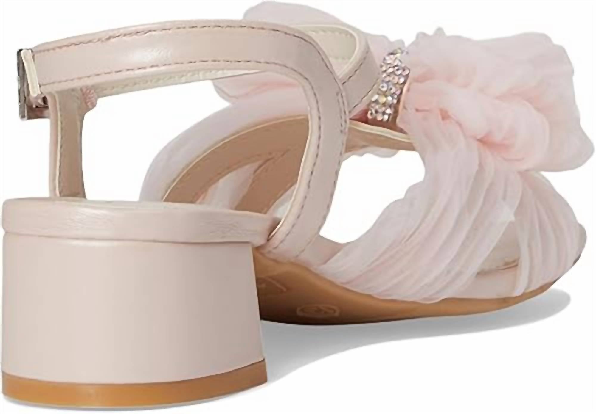 Nina Girls Viki Sandal in blush - kids' sandal - alternate view