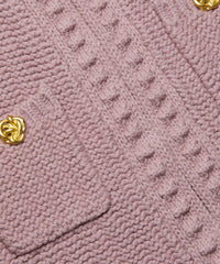 L'Agence - Delilah Crop Textured Cardigan