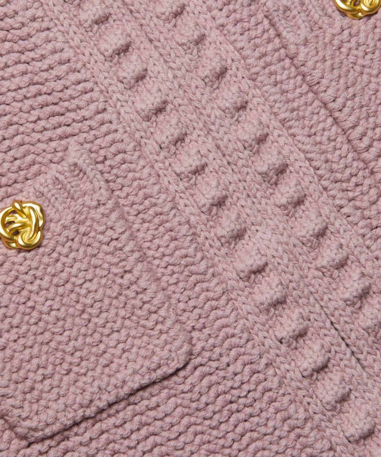 L'Agence - Delilah Crop Textured Cardigan