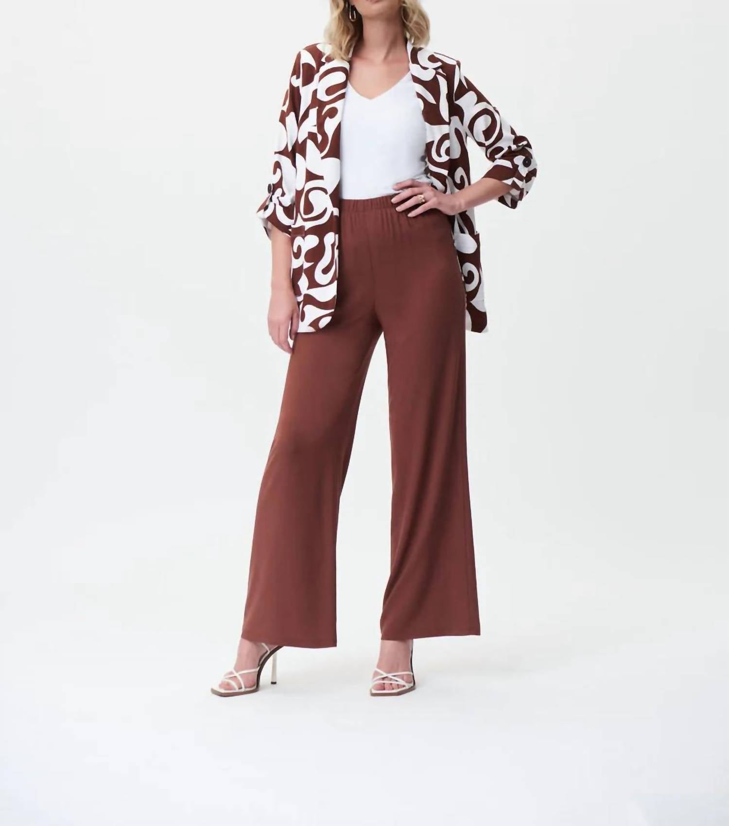 Joseph Ribkoff - PULL ON WIDE LEG PANT