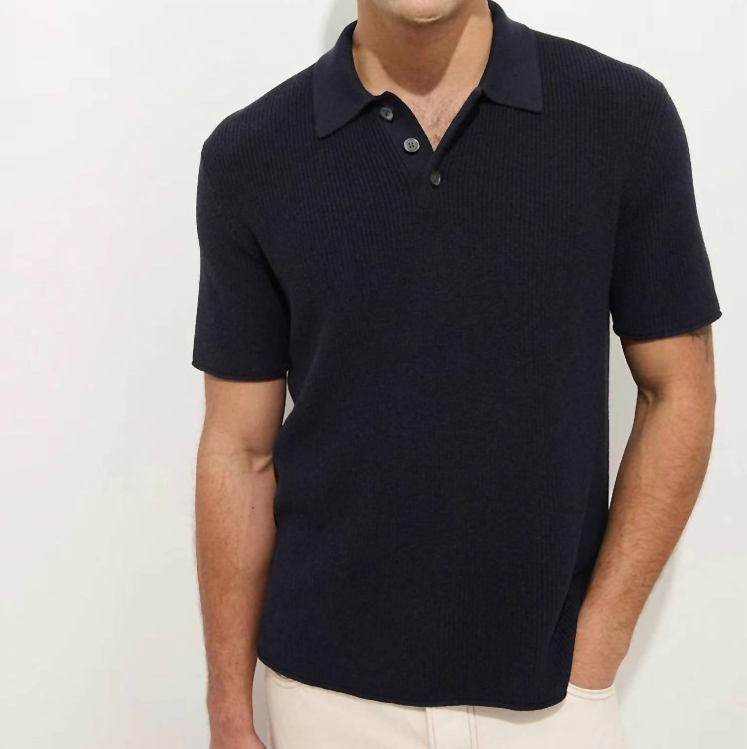 Alex Mill - Eastwood Cotton Linen Polo Shirt
