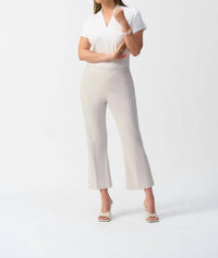 Joseph Ribkoff - Geometric Jacquard Flared Pull On Pant