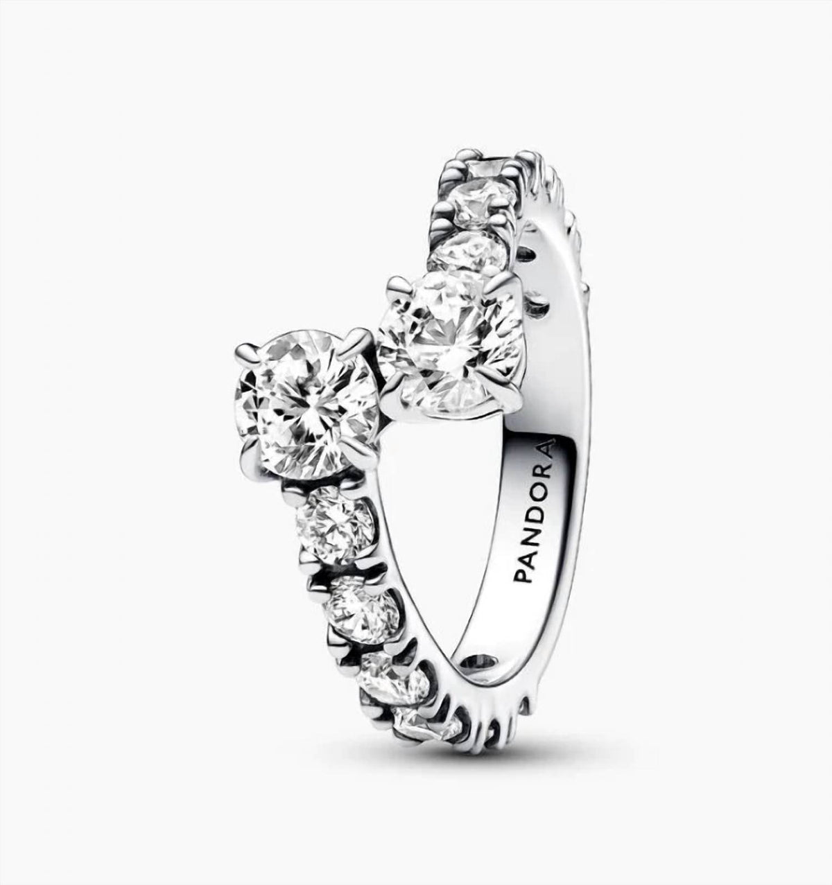 Pandora - Women's Sparkling Overlapping Band Ring