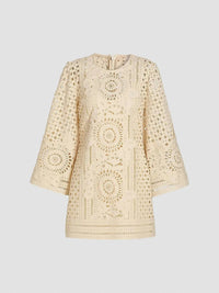 Zimmermann - Indra Embroidered Mini Dress