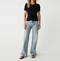 Michael Stars - Stella Twist - Front Crinkle Tee