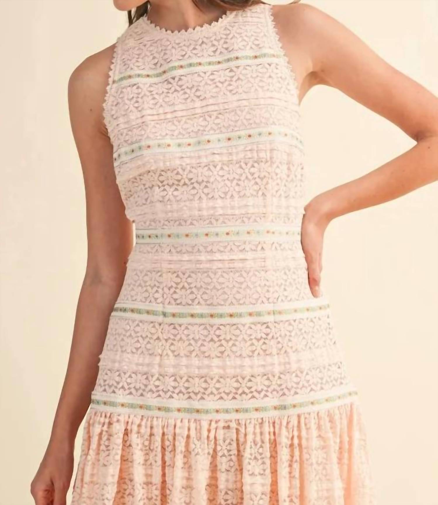 &Merci - Crochet Trim Dress