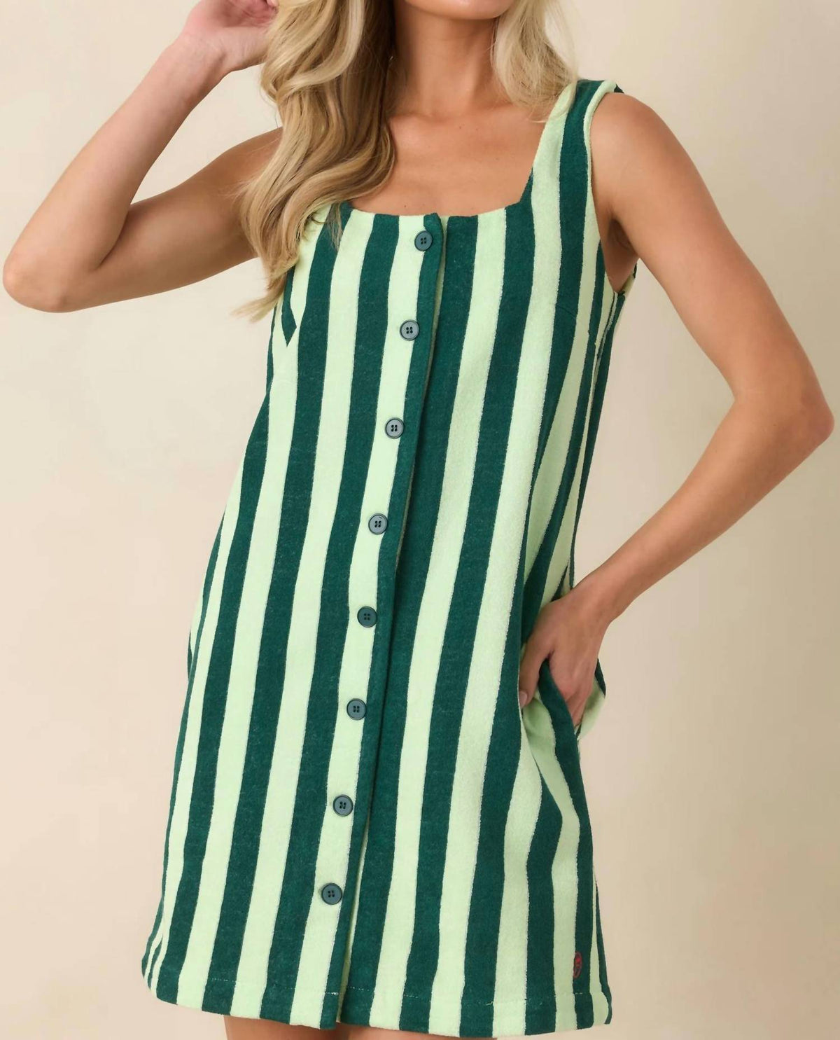 Frnch - Cotton Terry Mini Dress