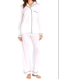 Only Hearts - Organic Cotton Piped Pajamas