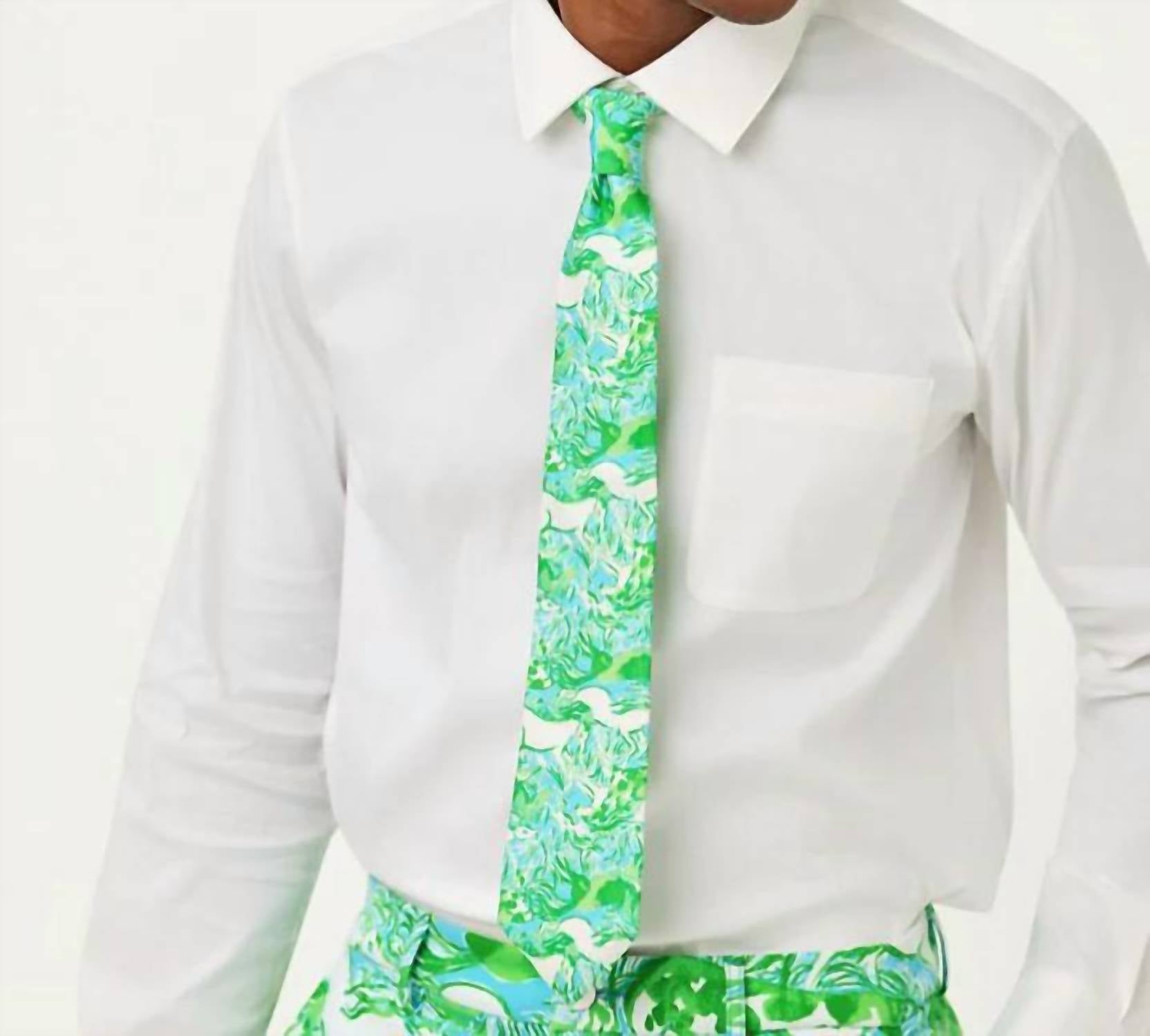 Lilly Pulitzer - Men's Stuff Tie And Pocket Square Set