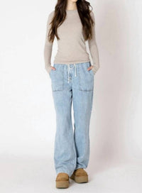 Dex - Washed Wide Leg Pant