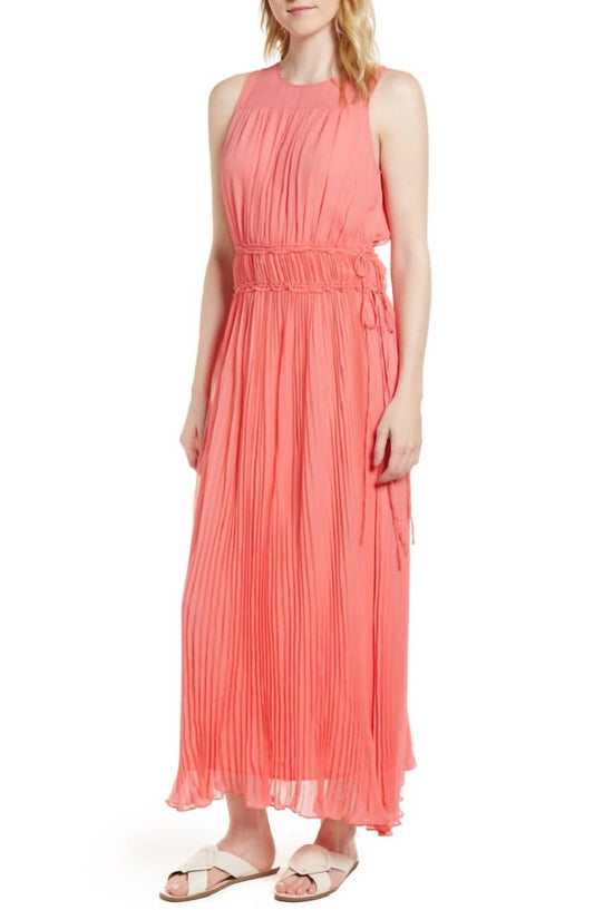 Lewit - Silk Pleated Maxi Dress