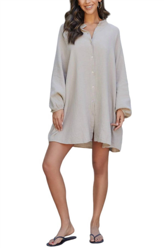 Milio Milano - "EYE" SEE YOU COTTON GAUZE OVERSIZED SHIRT