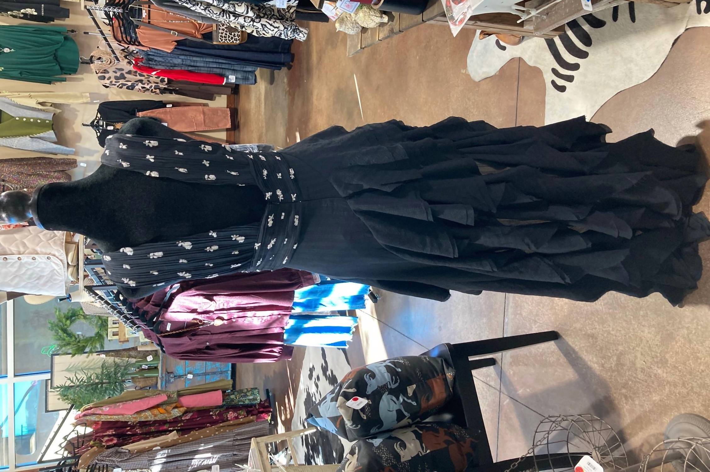 Promesa - Women's Floral Ruffle Maxi Dress