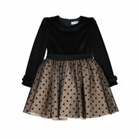 Abel & Lula - Flocked Tulle Dress