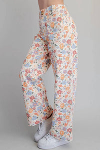 Ee:Some - Floral Printed Pant