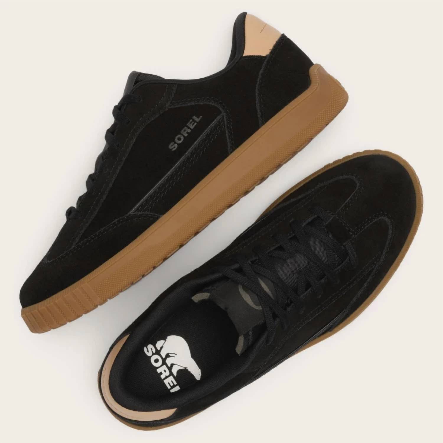SOREL Women Ona™ Drift Sneaker in black sea salt - women's sneaker - alternate view