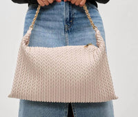 Urban Expressions - Women's Aurelia Woven Shoulder Bag