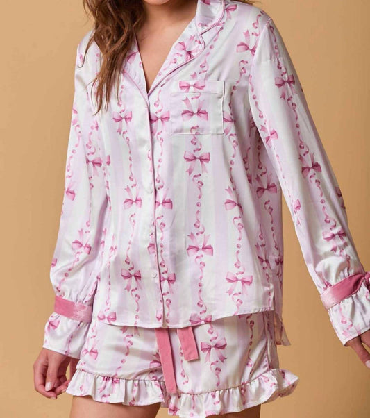 Pretty Bash - Pretty Slumber Bow Pajama Set