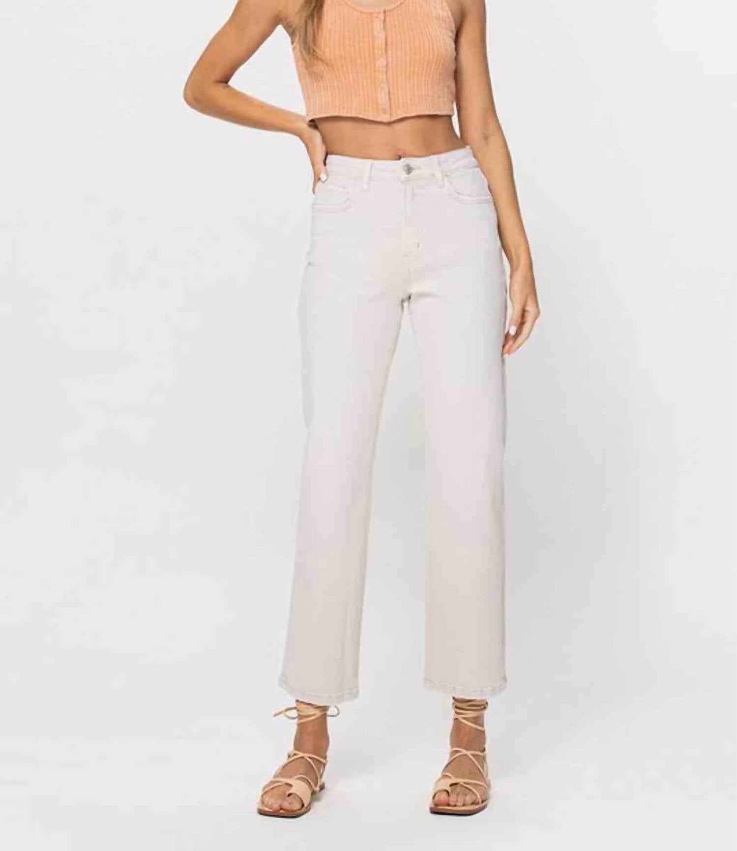 Vervet By Flying Monkey - Alyssa 90s Vintage Straight Denim Jeans