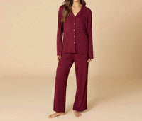 Softies - Aria Slim Notch Collar Pajama Set