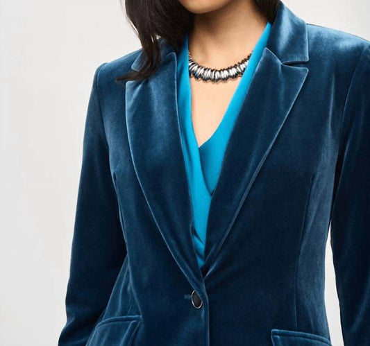 Joseph Ribkoff - Velour Blazer