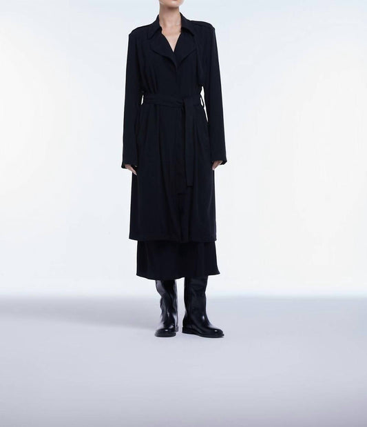Dāl The Label - Flowy Lapel Trench Coat