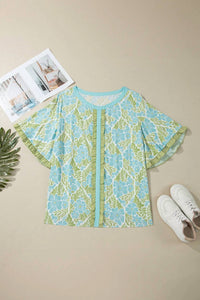 Unishe - Ruffled Sleeve Blouse