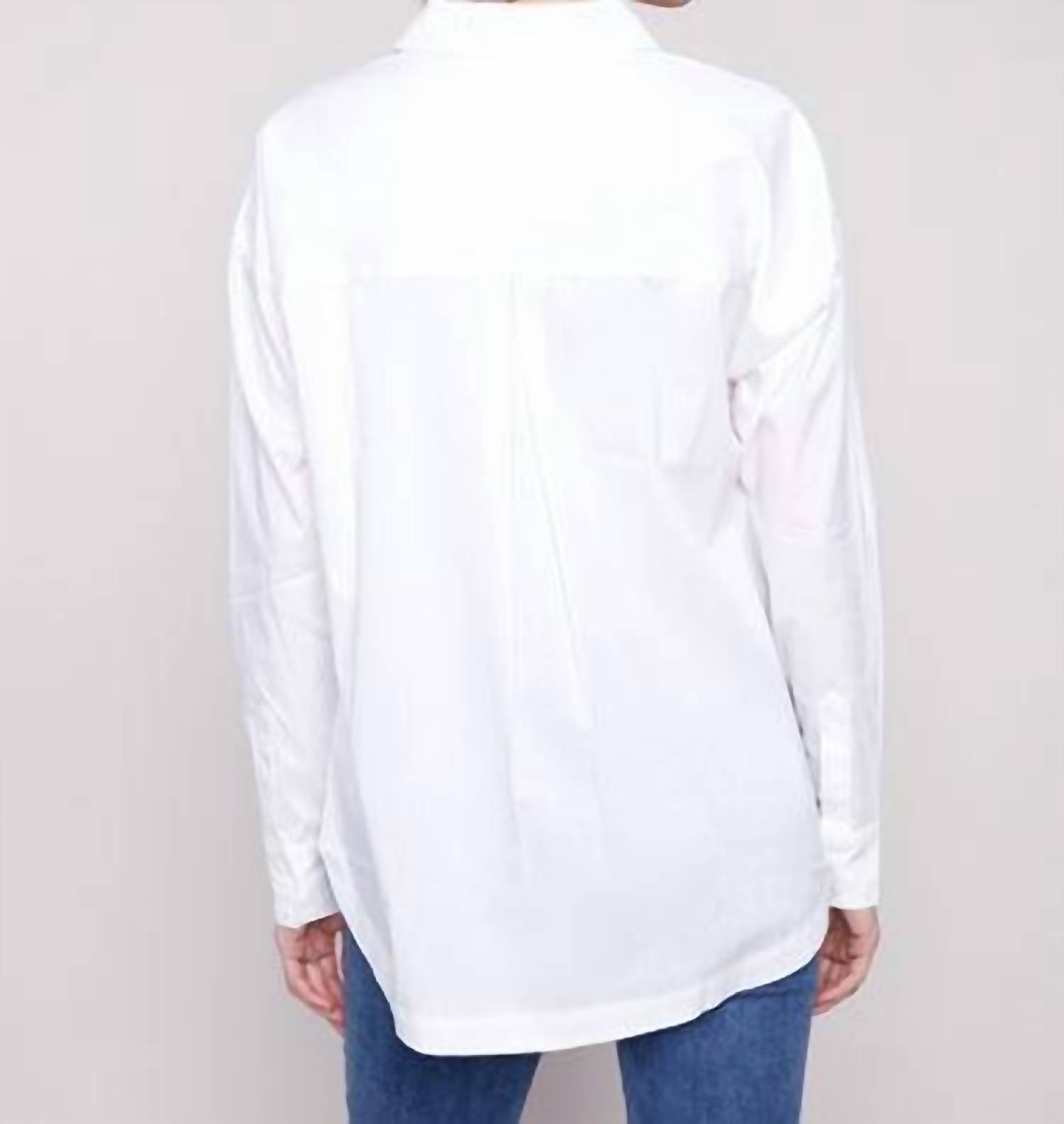 Charlie B - Loose Poplin Shirt