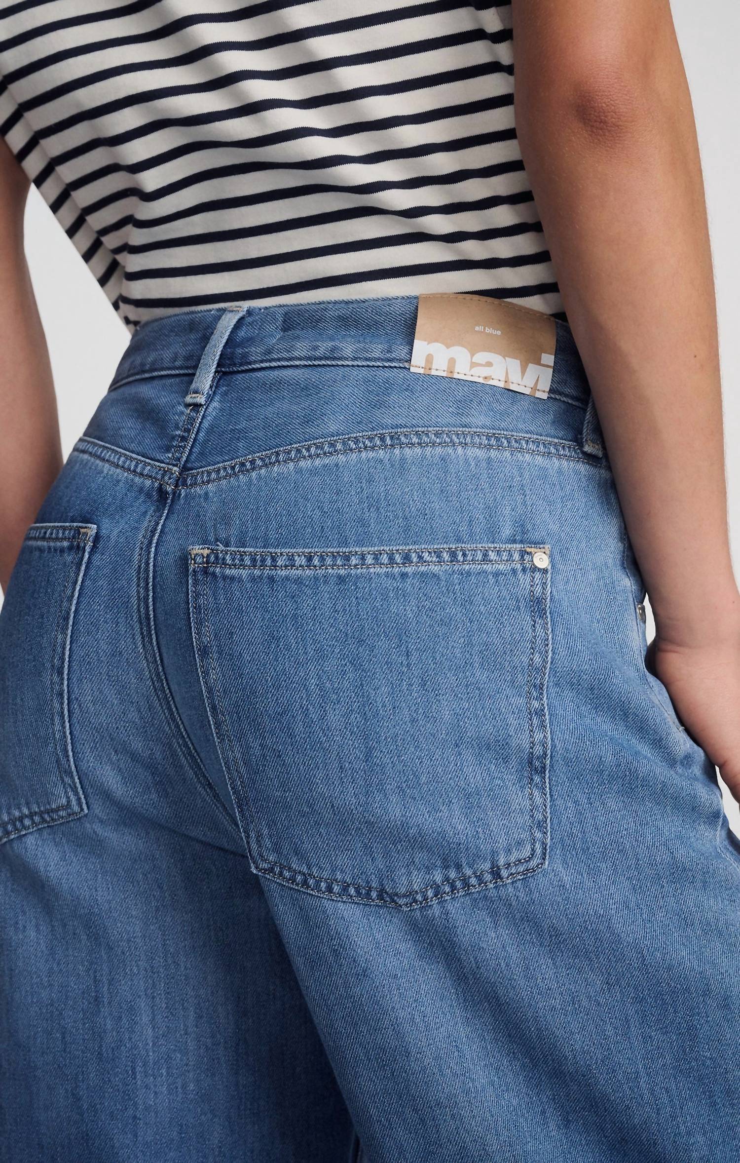Mavi - Nella High Rise Wide Leg Jeans