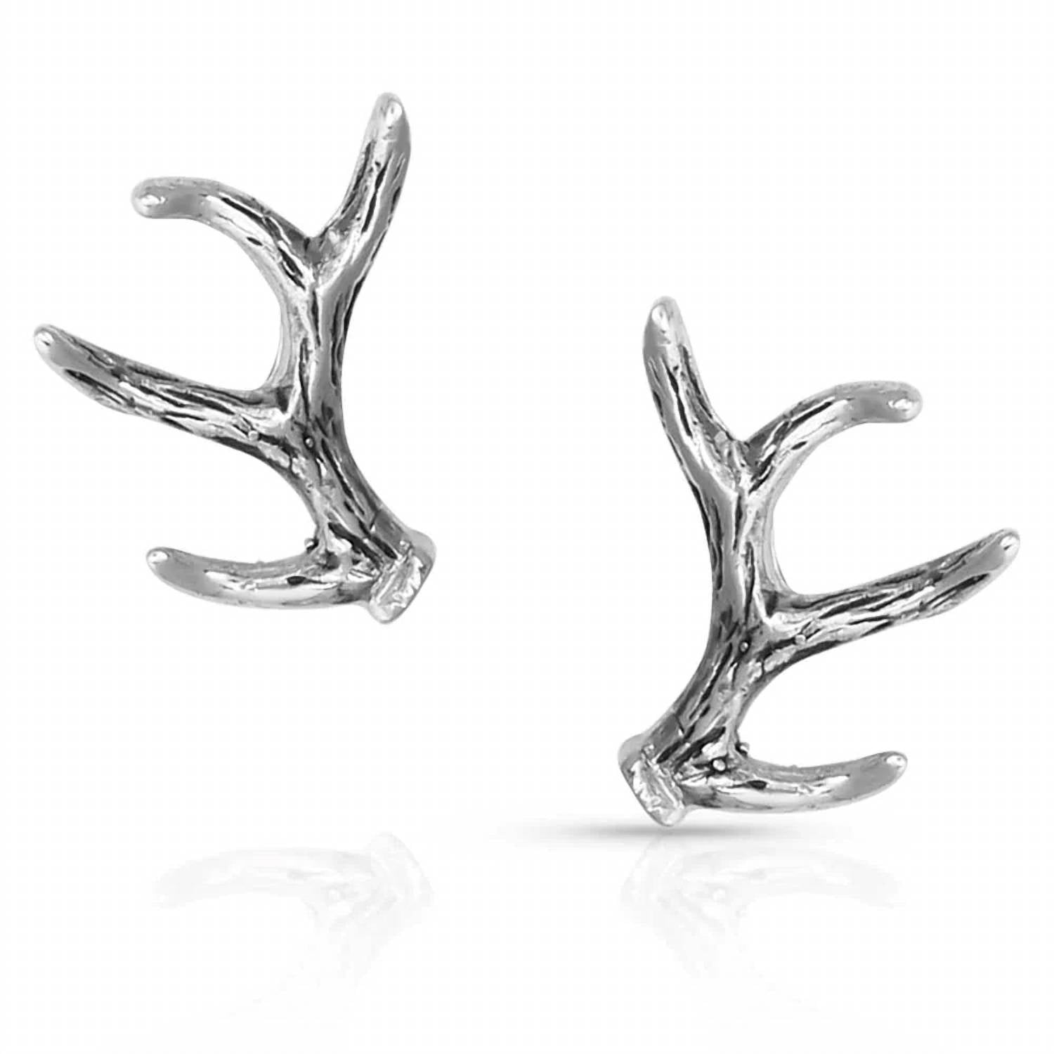 Montana Silversmiths - Women's Sterling Sweet Antler Earrings