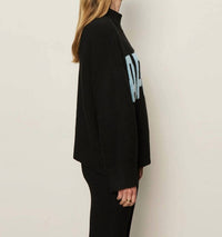 Sanctuary - Apres Intarsia Mock Neck Sweater
