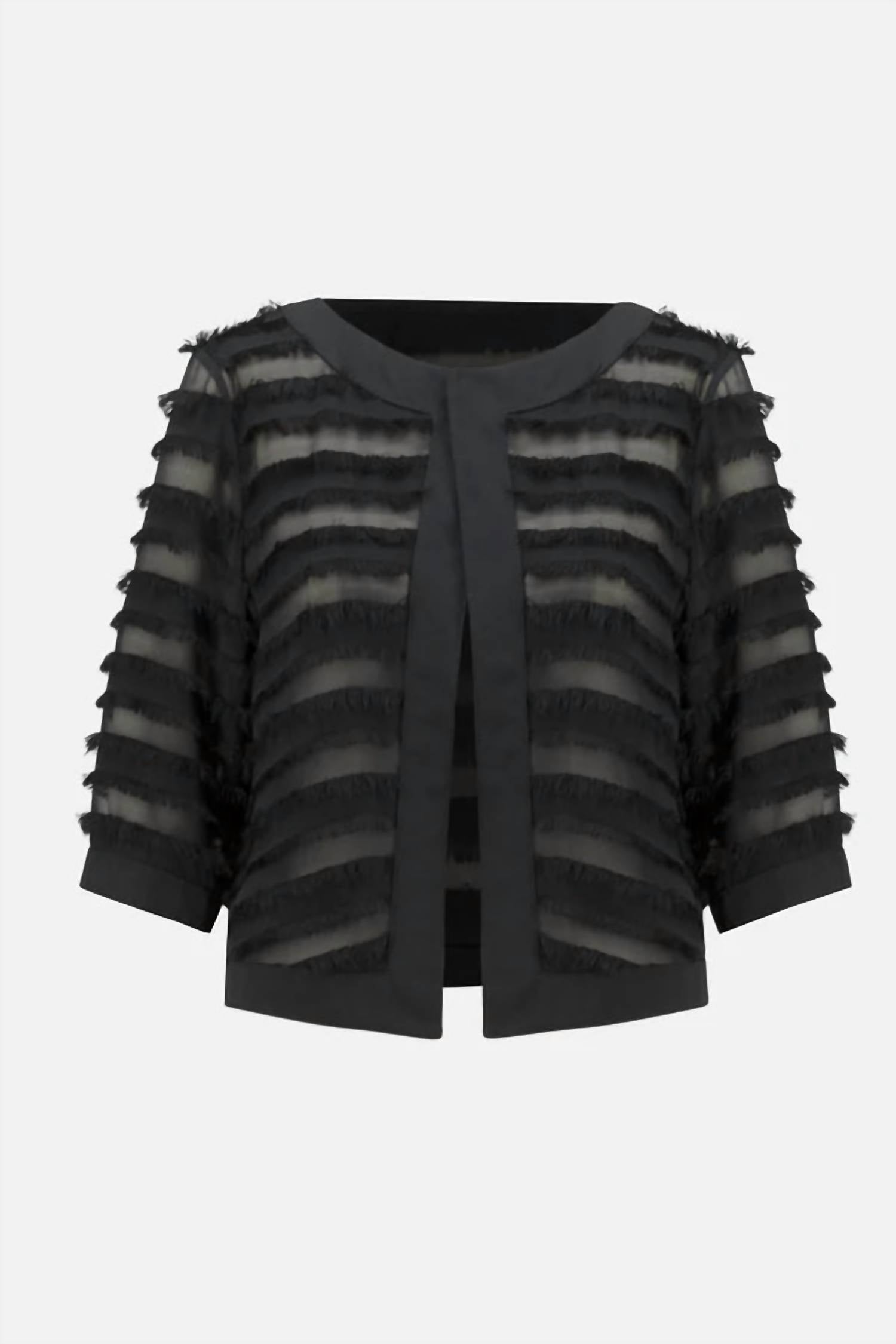 Joseph Ribkoff - Women's Eyelash Jacket