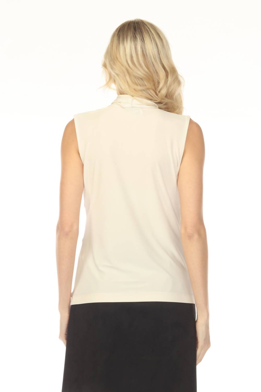 Joseph Ribkoff - Wrap Neck Sleeveless Top