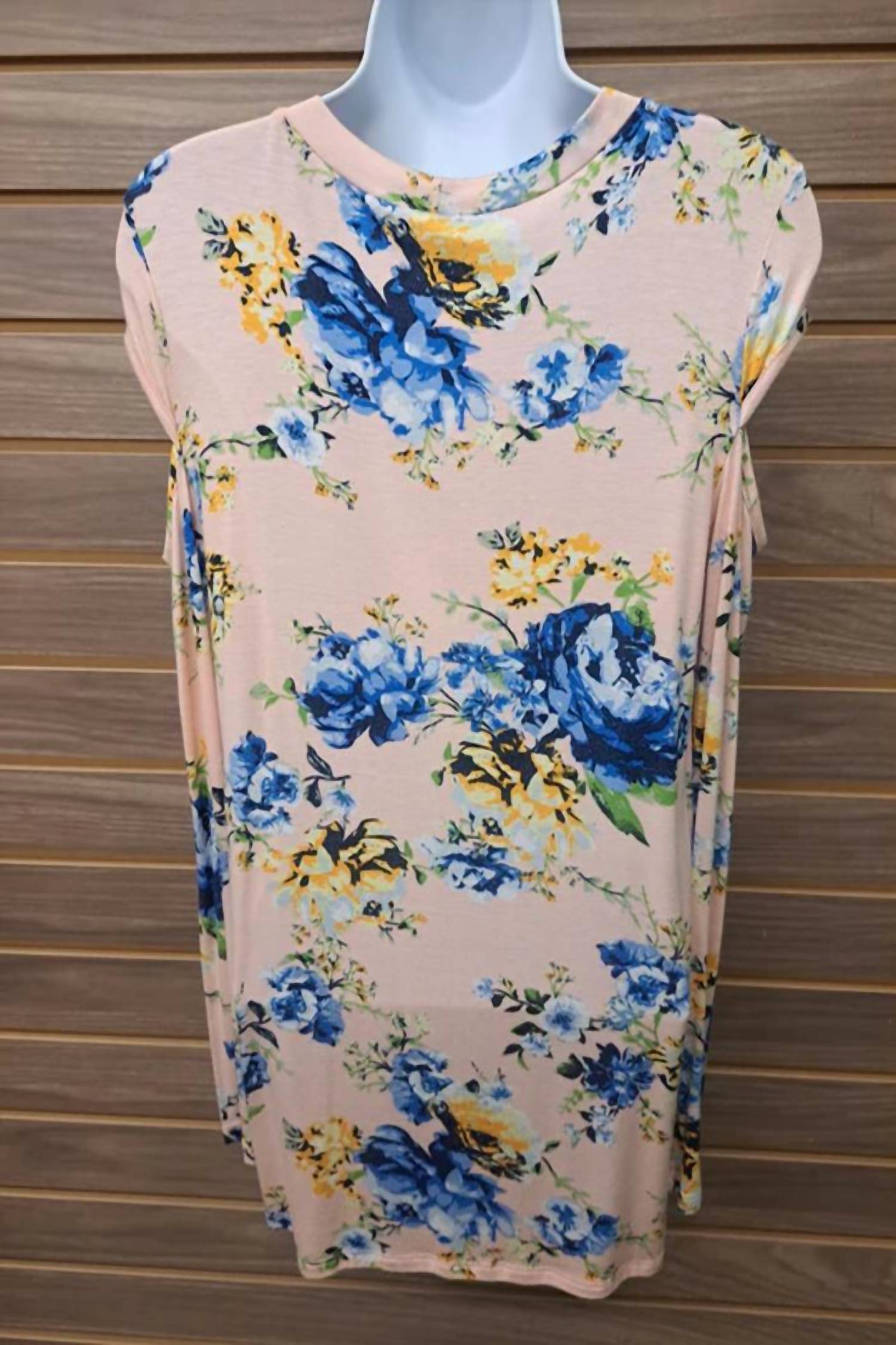 Auditions - Women's Floral Cold Cap Shoulder Long Sleeve