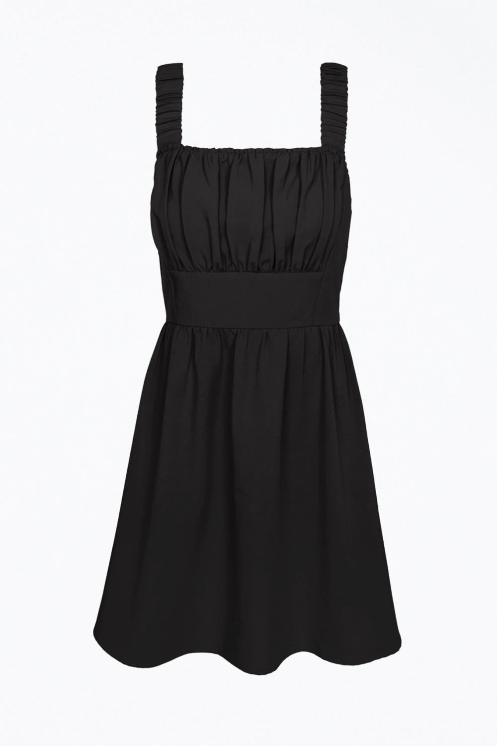 Adelyn Rae - KINA SCRUNCHIE STRAP CREPE MINI DRESS