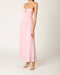 Nia - Beverly Strapless Maxi Dress