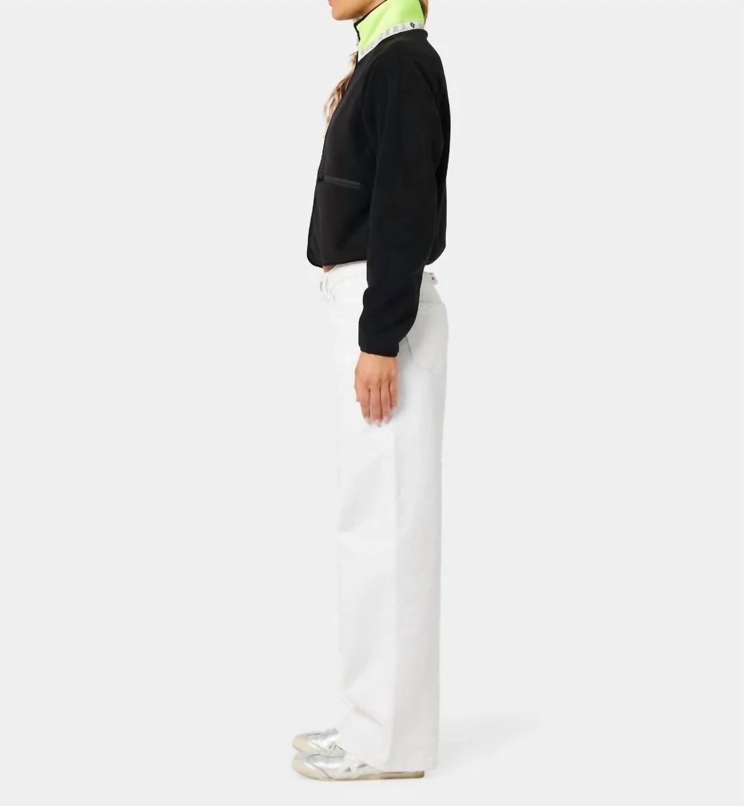 Abrand Jeans - Cropped Fleece Jacket